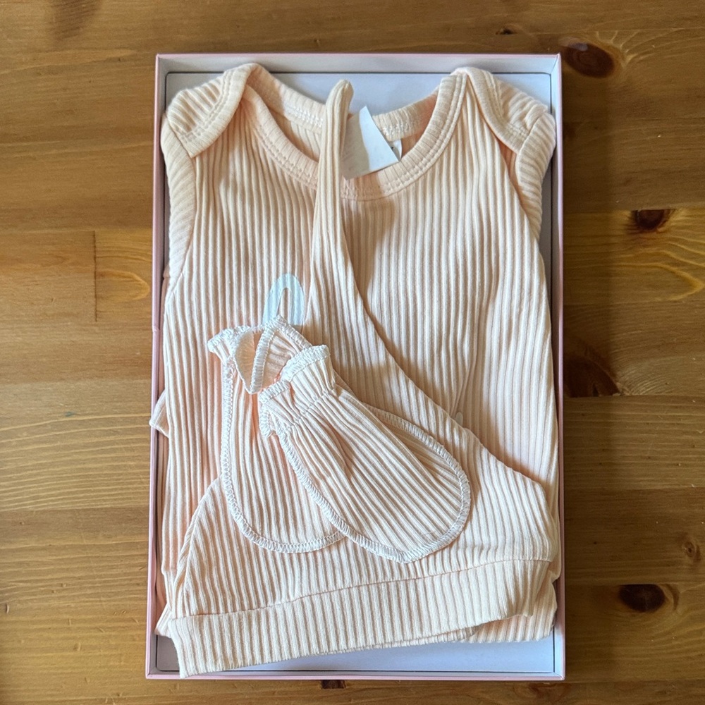 Peach Kids Matching Set
